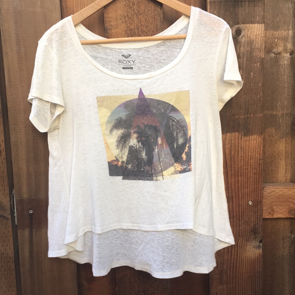 Sheer Roxy tee